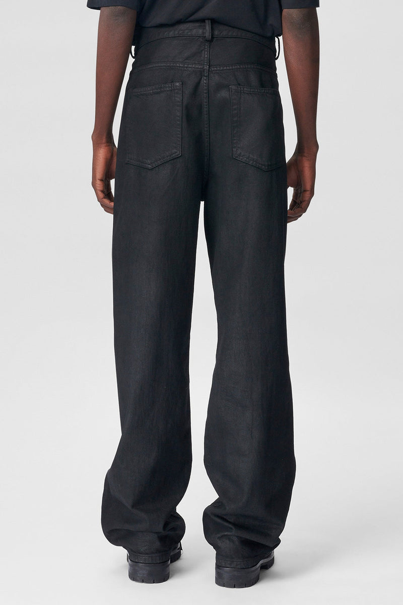 Ronald 5 Pockets Comfort Trousers Waxed Denim